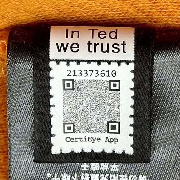 Ted Baker London Millom Men's Size 6/XXL Orange Textured Half Zip Jumper Sweater - Picture 12 of 14